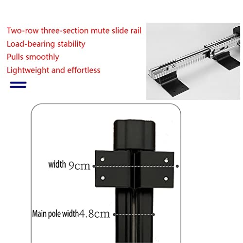 Chariot à roulettes pour pantalons extensible et peu encombrant