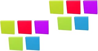 Balacoo 10 Pcs Carved Rubber Brick for Stamp Rubber Stamps Brick DIY Rubber Brick Rubber Brick for DIY Material Tool Dedicated