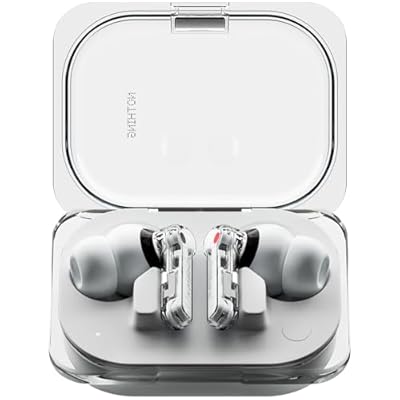 Nothing Ear (a) Auriculares inalambricos Bluetooth con Integración de ChatGPT, Cancelación de Ruido Activa, Algoritmo de Mejora de Graves y hasta 42,5 Horas de reproducción - Blanco | Ya disponible en tu tienda friki favorita! En mundofriki.es!