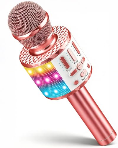 YOUXIU-Microphone Bluetooth sans Fil Karaoké pour EnfantsSoirée KTV Passionné de Musique