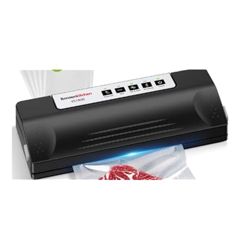 Bonsenkitchen Vacuum Sealer Machine VS1800, Multi-Functional Vacuum Sealer