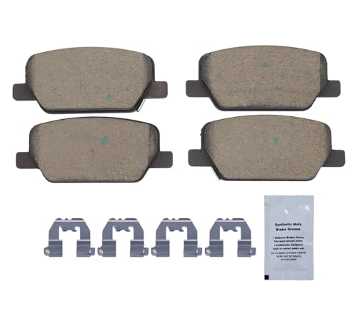 Image of HUSCH Rear Ceramic Brake Pads Kit Fit For Hyundai Palisade 2020-2025 | For Santa Fe 2019-2020, For Kia Telluride 2020-2025