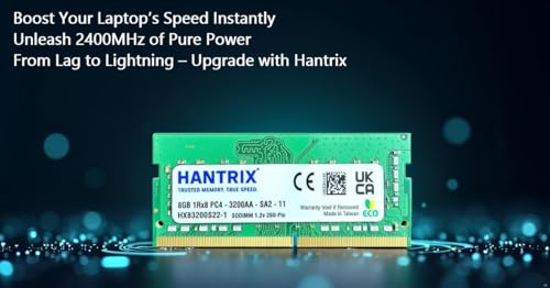 Image of 8GB DDR4 3200MHz Laptop RAM | 1Rx8 | PC4-3200AA | 260-Pin SODIMM 1.2V CL22 | High-Speed Memory Upgrade | 3-Year Warranty