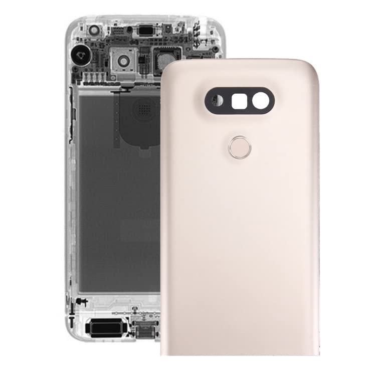 Daguys Metal Back Cover with Back Camera Lens & Fingerprint Button for LG G5