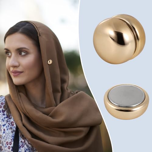 Image of Strong Hijab Magnet Pins for Women, Multi-Use Scarf Magnets Pin for Scarves Shirts Dress and Clothes