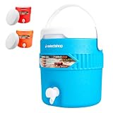 SELECTSHOP Termo Tipo Igloo Jarra Dispensador 3.8 LT Asa Resistente Galon Garrafon Tapa Antigoteo Ideal Para Bebidas Frías...