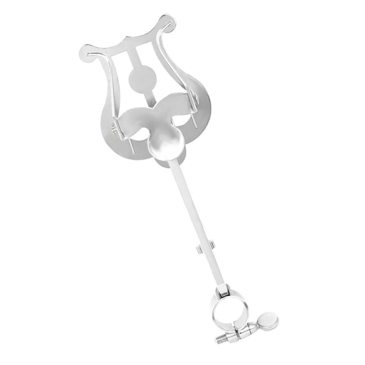 ifundom 3stücke Piccolo Tragbarer Notenständer Mit Verstellbarem Knopf Stabiler Klemme Und Elegantem Design Für Bequemes Üben Und Von Partituren Unterwegs