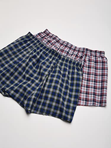 Hanes Men's Ultimate Tagless 2-Pack Tartan Boxers4