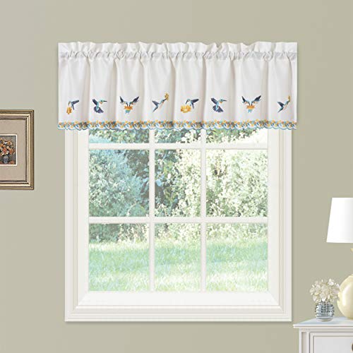 Renaissance Home Fashion Hummingbirds, 58 In X 12 In, Blue #TOP1