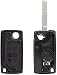 OBEST Carcasa Case Funda Llave Remoto (2 Boton, C2-3)
