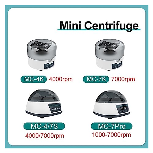 Mini centrifugeuse de laboratoire numérique contre l'encombrement
