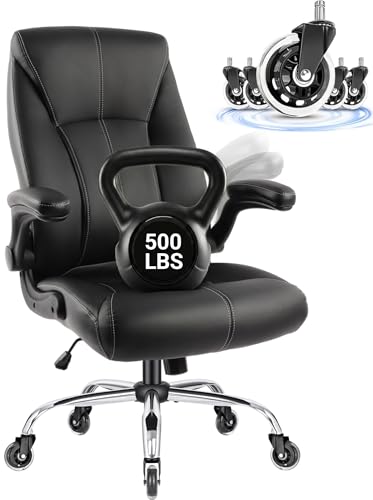 FAMSINGO Big and Tall Office Chair for Heavy People, 500LBS...