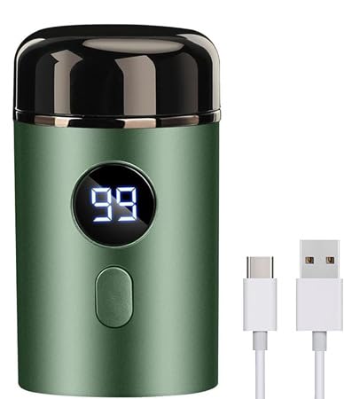 Easy Trim Rasoir,2025 Easy Rasoir Trim Partie Intime Femme Homme,Lavable Sans Fil Usb Voyage (Green)