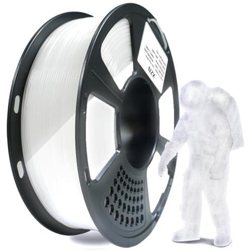 Image of PLA Filament Glow in The Dark, 3D Printer Filament 1.75mm, 1KG Glow PLA Filament Luminous (Glow White)