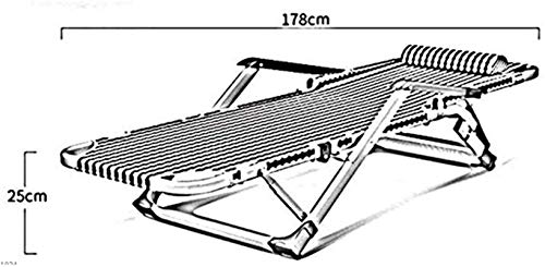 Chaise longue pliante et inclinable pour camping ou bureau - 3
