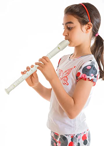 15 Pcs 8 Holes Soprano Recorder, Plastic Soprano Recorder Instrument Descant Flute Recorder German Style Soprano Recorder With Cleaning Rod For Kids, Students, Beginners, Class Rewards #TOP5