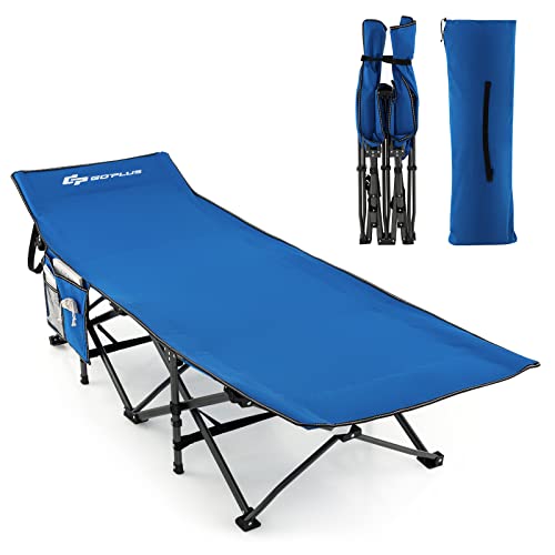 GOPLUS Lit de Camping Pliable 1 Personne avec...