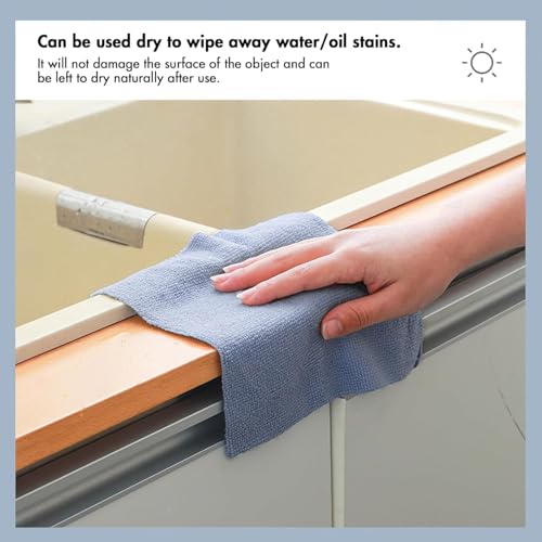 Image of Niwlix Microfiber Cleaning Cloth Roll Kitchen Towel Roll Reusable Kitchen Towel Micro Fiber Cloth for Car Cleaning Clothes Kitchen Cloth for Cleaning | 20 Pack