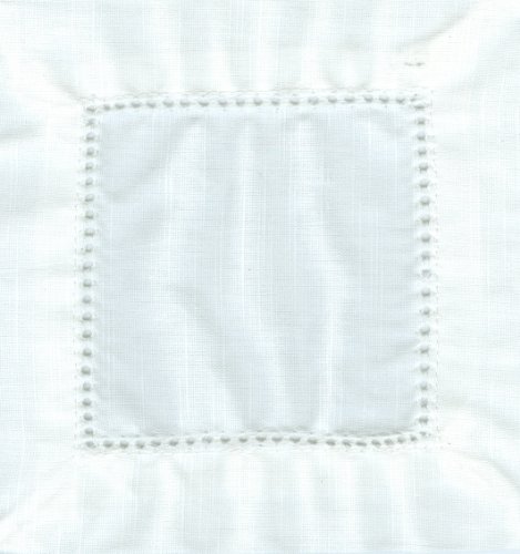 White 6x6 Hemstitch Cocktail Napkins 1 Dozen