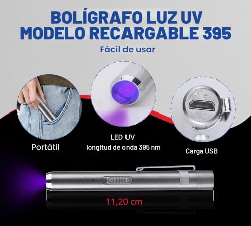 Miniatura 4 de Kit De Resina Uv Con Luz 60g - Resina Uv Adhesivo Con Linterna Uv Recargable, Cura Rápida En 5 Segundos, Para Unión Y Reparación De Resina Uv Para Joyas, Plástico, Vidrio, Acrílico Y Manualidades Diy