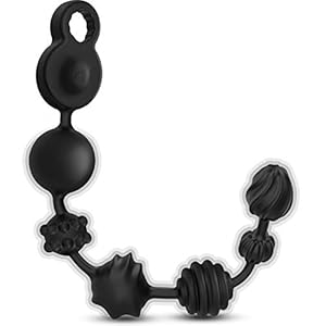 UTIMI stimulator met 3 motoren anale vibrator massageapparaat, oplaadbare anale ballen met 6 ballen in verschillende maten en vormen, seksspeelgoed voor mannen vrouwen en paren