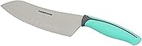 Vista 21 de Farberware Precise Slice - Juego de cuchillos Santoku, 2 piezas, azul y gris