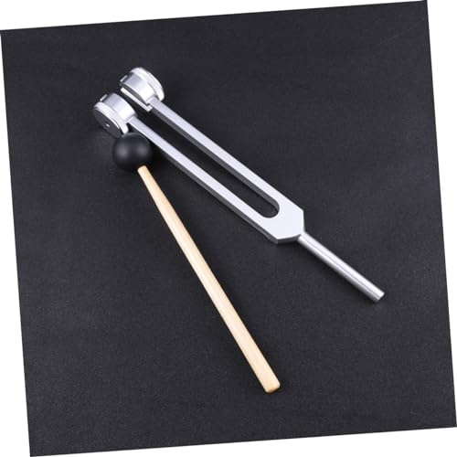 Juego de diapasón de aluminio con martillo miniatura 3