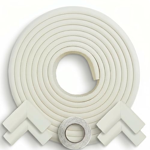 Baby Corner Guard & Edge Protector Strip 4M Soft Foam Safety Bumper for Kids | Childproof Table Edge & Corner Guards | Baby Proofing Protection for Furniture Corners Edges & Sharp Surfaces