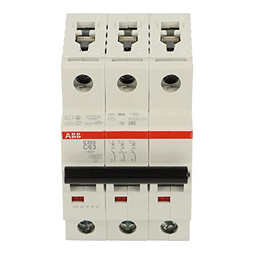 2CDS253001R0634 | S203C63 | ABB S203C63 TP MCB C63A 6KA