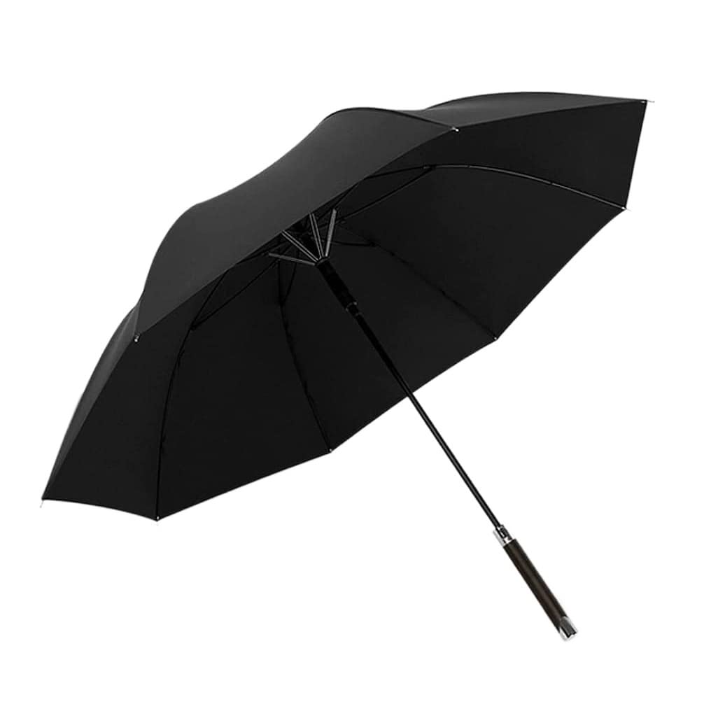Parasolka Parasol Parasolem Przenośny Parasol Golfowy Duży 55 Cal Baldachim Wentylowany Parasol Wiatroszczelny Przeciwdeszczowy Retro Auto Otwarty Kij Parasol Parasole Kobiet i Mężczyzn (Blue : Black