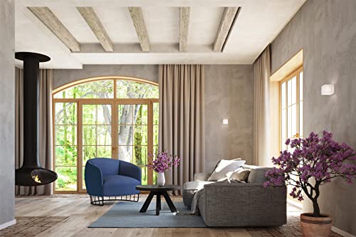 SOLLUX Lampada da Parete Paralume in Vetro