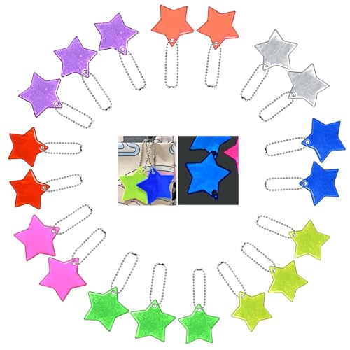 Lynlon 20er Pack Reflektor Schlüsselanhänger, Kinder Geburtstag...