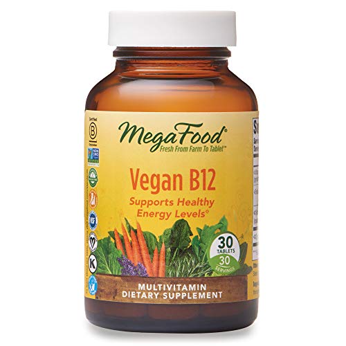 Vegano B12, 30 Tabletas - MegaFood