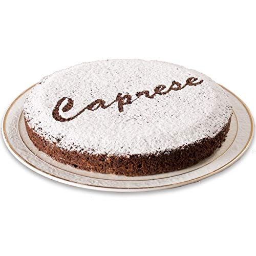 Torta Caprese | Dolce Tipico di Capri | Sottozero | 1.5 Kg | Cacao Mandorle Nocciole | Alta Qualità Artigianale | Eccellenza della Campania | Idea Regalo