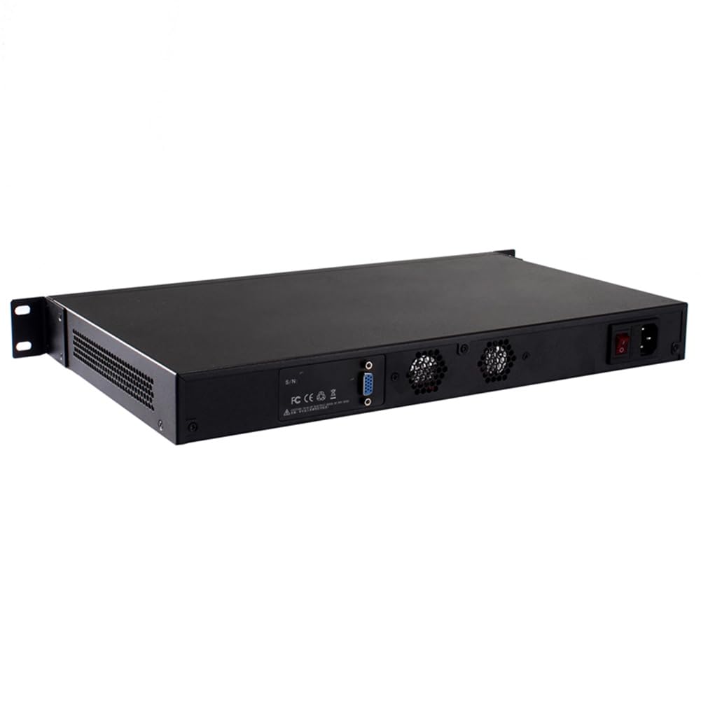 Firewall, VPN, 1U 19 inch Rackmount, Mikrotik, PFSense, OPNsense, Network Appliance, 3855U / 3865U / 3965U, RS10, 6 x LAN, 2 x Optical SFP, 2 x USB, COM, VGA, Fan,4G RAM/64G SSD