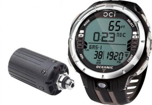 Oceanic OCi Wireless Dive Watch Computer Titanium with Transmitter