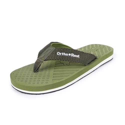 Image of Ortho + Rest mens M10018 olv Slipper