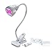 LED Grow Lights, 7W Desk Clip Plant Grow Light with 360° Flexible Gooseneck and Spring Clamp for Indoor Plants Hydroponics Greenhouse Gardening Plant