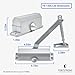 FS-1306 Hydraulic Auto Door-Closer Grade 3 (Silver - Easy Open)