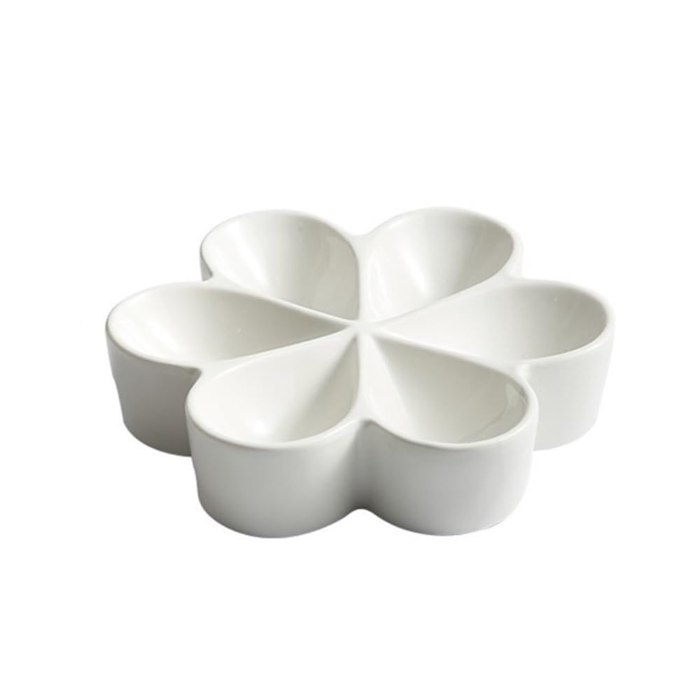 Talerz Jadalniczy, Nieregularny talerz do sushi — ceramiczna taca na przekąski, desery z wieloma siatkami i sashimi(14.2cm)