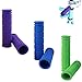 gotyou 3 Pares de agarres para Bicicletas, agarres Suaves de Goma Antideslizante, Accesorios para Bicicletas al Aire Libre para Bicicletas y Bicicletas de montaña (Azul, Verde y Morado)