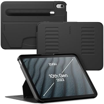 ZUGU CASE Capa para iPad de 10,9 polegadas iPad 11ª/10ª geração (A16 2025/2022), suporte magnético protetor fino e hibernar/despertar, suporte para iPad de 11ª/10ª geração, modelo #s A2696, A2757,