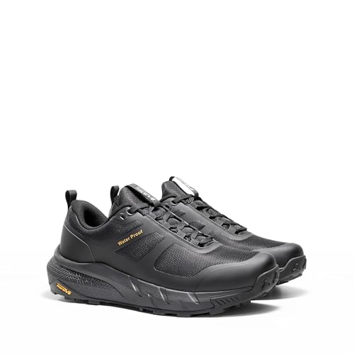 Image of NORTIV 8 Men's Waterproof Hiking Shoes | Lightweight Trekking Walking Fashion Sneakers with Arch Support for Camping Tennis Outdoor Training StreamRunner