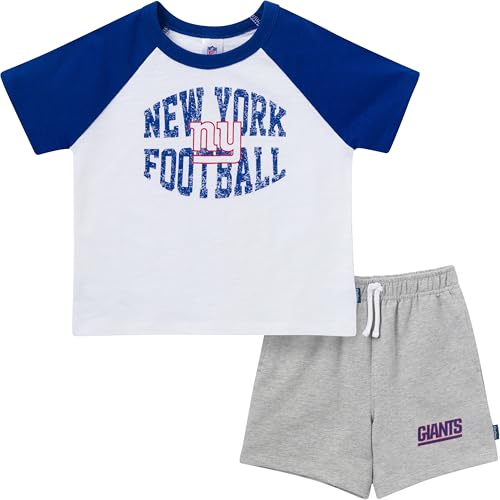 Image of Gerber NFL unisex-baby Nfl Team T-shirt and Shorts Set