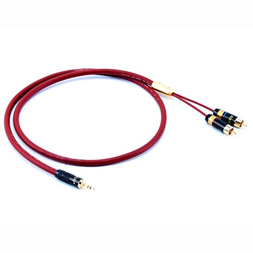 Amazon | SI-LINK 6N OFC 3.5mm ステレオミニプラグ to 2RCA(赤