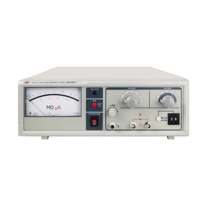 RK2681N Insulation Resistance Tester Resistance Range 100K Ohm-5T Ohm Voltage 500V Pointer Type with Standard PLC Interface