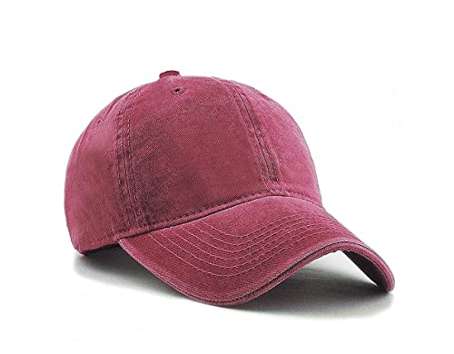 Image of Adjustable Soft Cotton Denim Cap for Men Women Baseball Vintage Washed Distressed Hats Adjustable Stylish Cap Regular Fitted