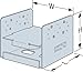 Simpson Strong-Tie ABU88Z ABU ZMAX Galvanized Adjustable Standoff Post Base for 8x8