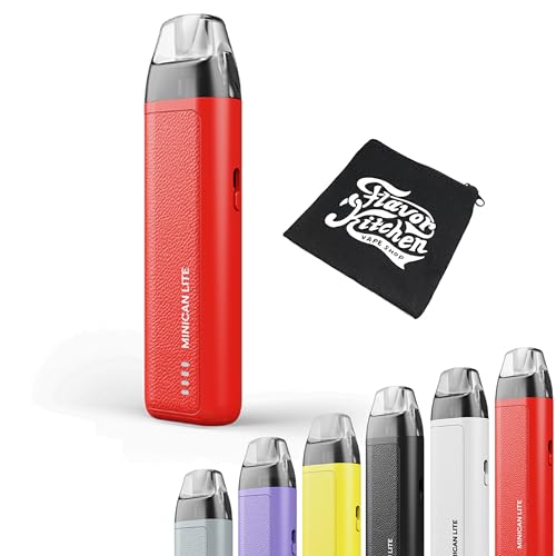 【Lite】aspire Minican Lite アスパイア ミニカン ライトポッドキット |1200mAh 大容量バッテリー| Type-C充電 |オートドロー対応 |コイル交換式or一体型|調整可能エアフロー|FlavorKitchenオリジナルミニ