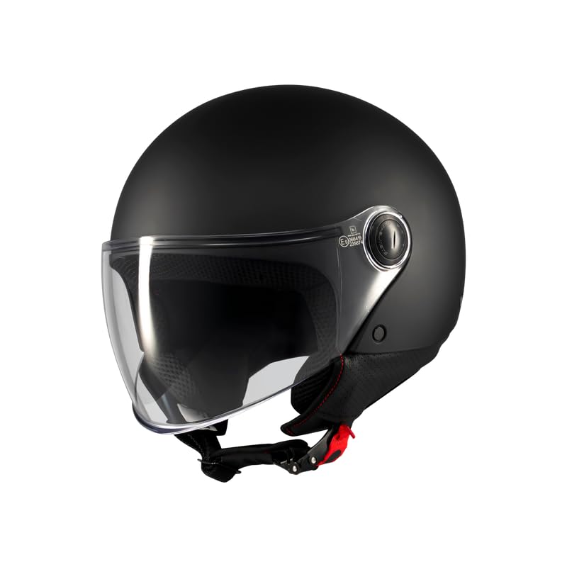 MT Helmets Street S – Casco Moto Jet con Calota HIRP, Pantalla con Sistema MT-QVSS y Cierre Micrométrico | Homologado ECE 22.06 & DOT